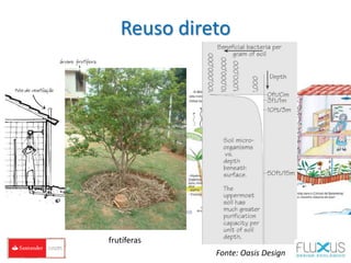 Reuso direto
frutíferas
Fonte: Oasis Design
 
