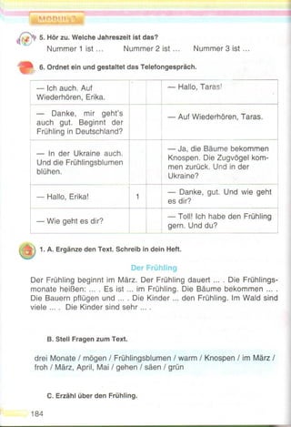 28 
3. Lies die Visitenkarten. Schreib über Sophie oder Anton in dein Heft. 
 	. ­  ©–”  Ÿ 
 
 	. 
4. Lies vor. Beachte die Aussprache und die Intonation. . £ 


  
  €”. 
1. Bist du aus Berlin? 6. Ich bin aus Bonn. 
2. Ich heiße Lea. 7. Ist er aus Berlin? 
3. Woher ist Tim? 8. Das ist David. 
4. Ist das Anna? 9. Wie alt bist du? 
5. Wie heißt du? 10. Ich bin 11 Jahre alt. 
5. Lies die Anzeigen. Ergänze die Tabelle. Schreib in dein Heft.  
 
