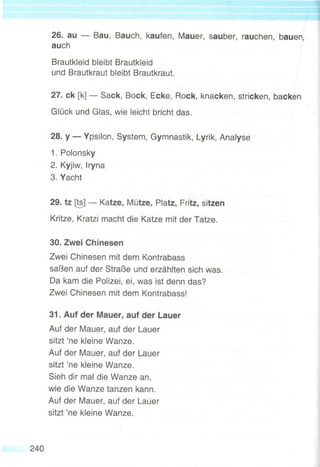. 
— Wer ist das, bitte? 
— Das sind die Eltern. 
Das sind die Eltern. 
Merke dir! 
die Eltern 
die Großeltern sie sind 
die Kinder 
— Wessen Eltern sind das? 
— Das sind die Eltern von Taras. 
— Wie sind die Eltern? 
— Sie sind nett, klug, lustig. 
B. Macht weitere Dialoge. C 