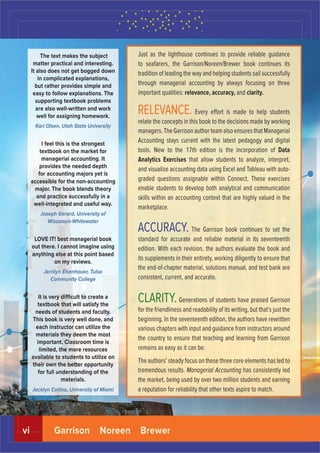 Edition Pdf Managerial Accounting 17th Edition PDF Textbook | PDF