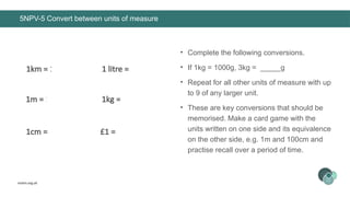 Comprehensive Guide to Converting Units of Measure for Year 5 Maths | PPTX