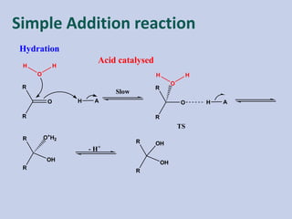 Basic Addition Rxn nuecleophilic addition to c=o | PDF