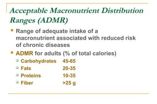 Nutritional Requirements health wellness | PPT