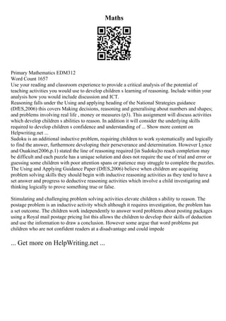 5 Page Essay Examples | PDF