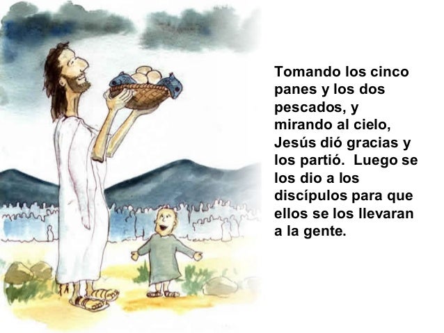 5 panes y 2 peces para 5000 personas