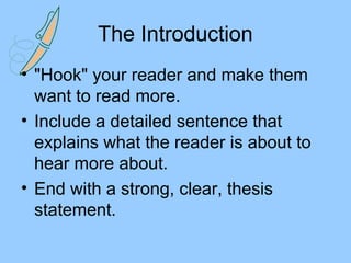 5 paragraph essay and components | PPT