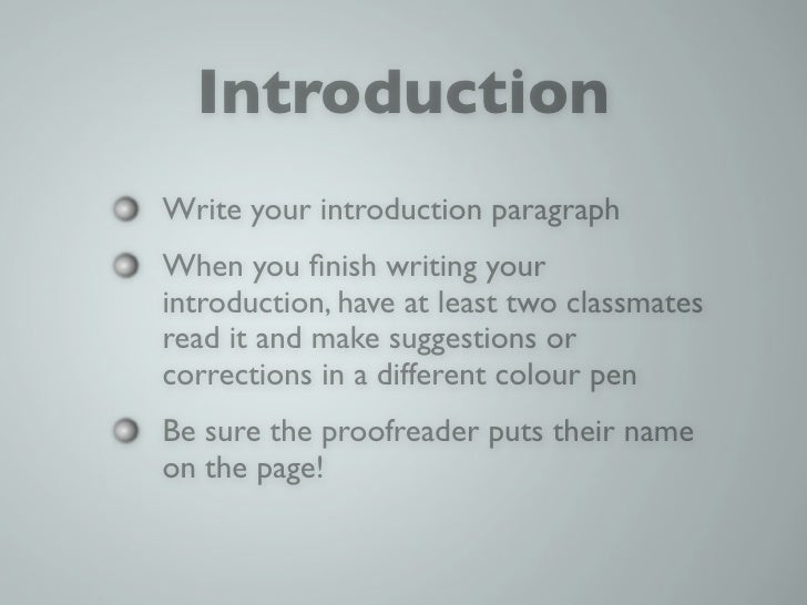 5 paragraph essay assignments