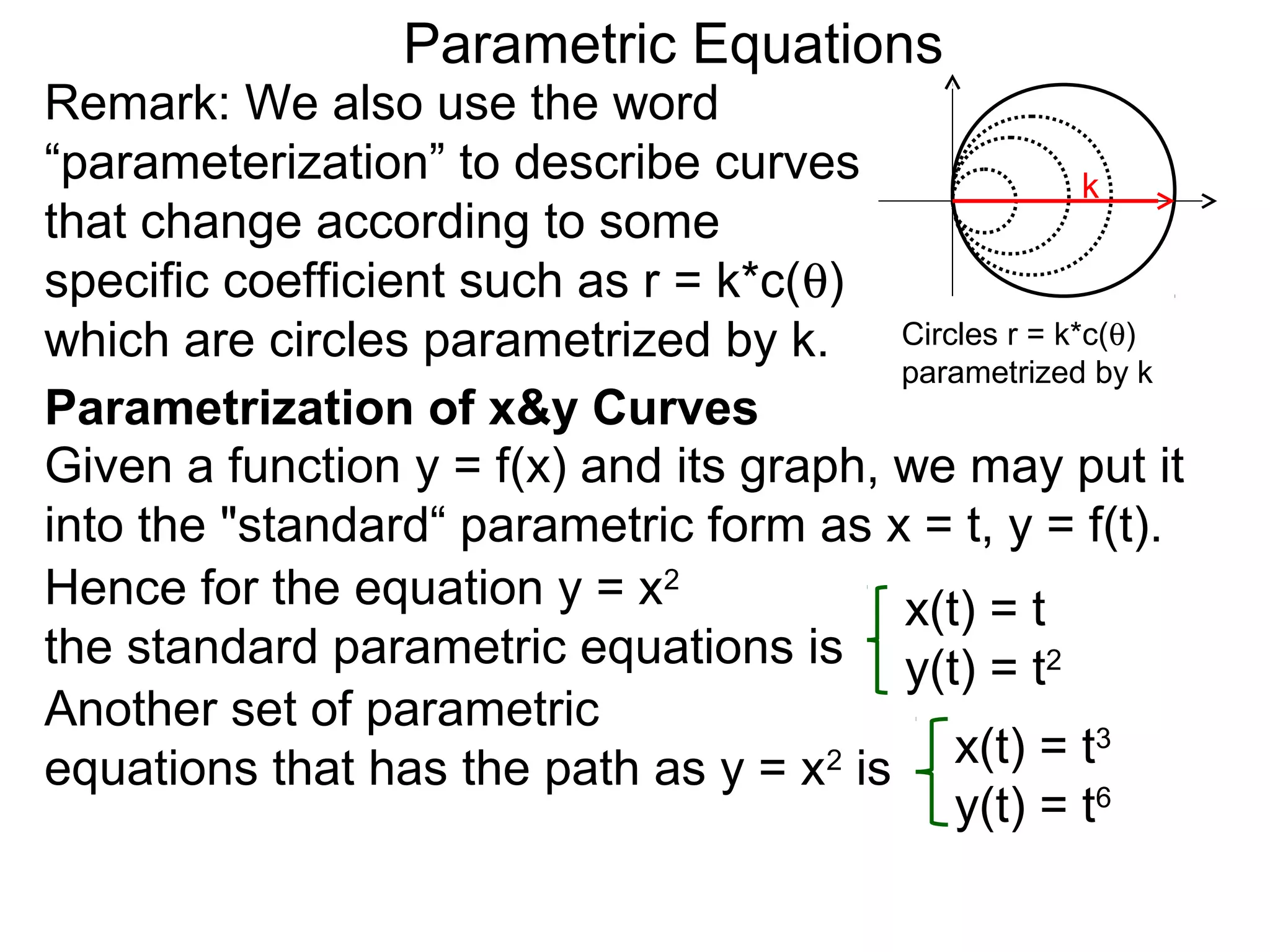 5 parametric equations, tangents and curve lengths in polar coordinates ...