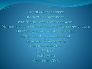 5 parents management