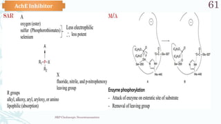 SRP:Cholinergic Neurotransmitter
61
AchE Inhibitor
 