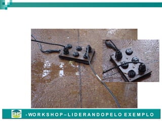 Condições Ambientais Inseguras

- WO R K S H O P – L I D E R A N D O P E L O E X E M P L O

 