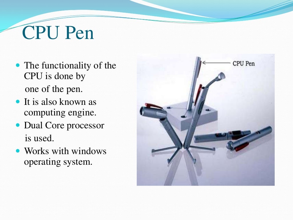 5 pen pc technology
