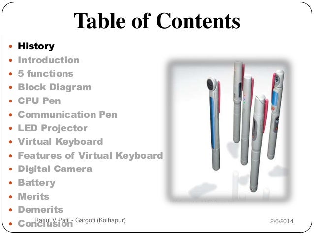 5 Pen PC Technology block diagram of 5 pen pc 