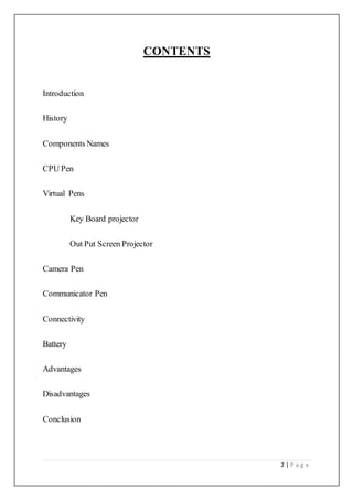 5 pen technology documentation | DOCX