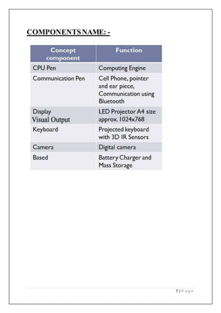 5 pen technology documentation | DOCX