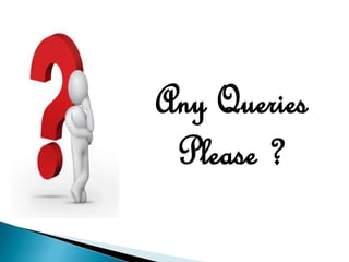 Any Queries
Please ?
 