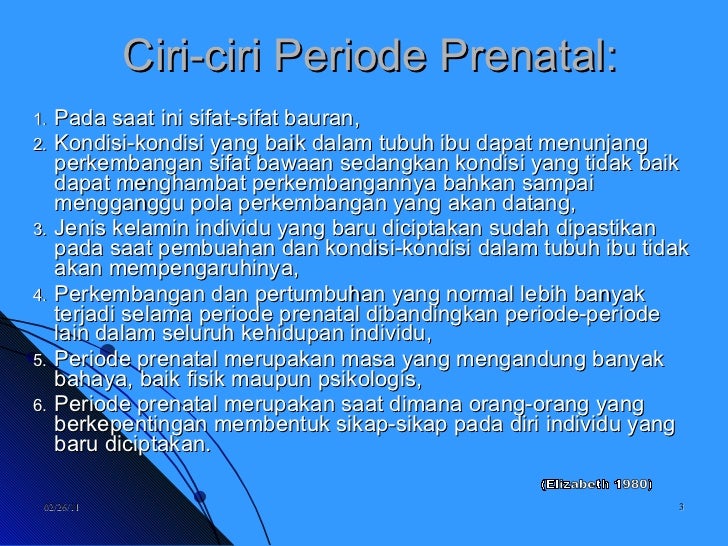 5 periode prenatal slideshare