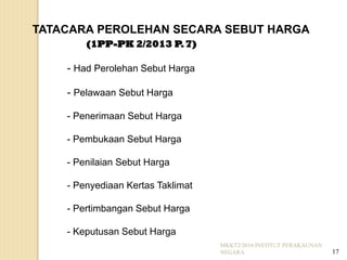 Sebut PEROLEHAN-SEBUT-HARGA KERAJAAN (sekadar rujukan) | PDF