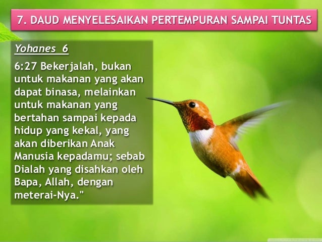 Khotbah Rohani 5 Batu Licin