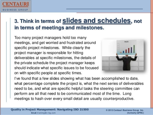 Karen's 5 Top Project Management Tips