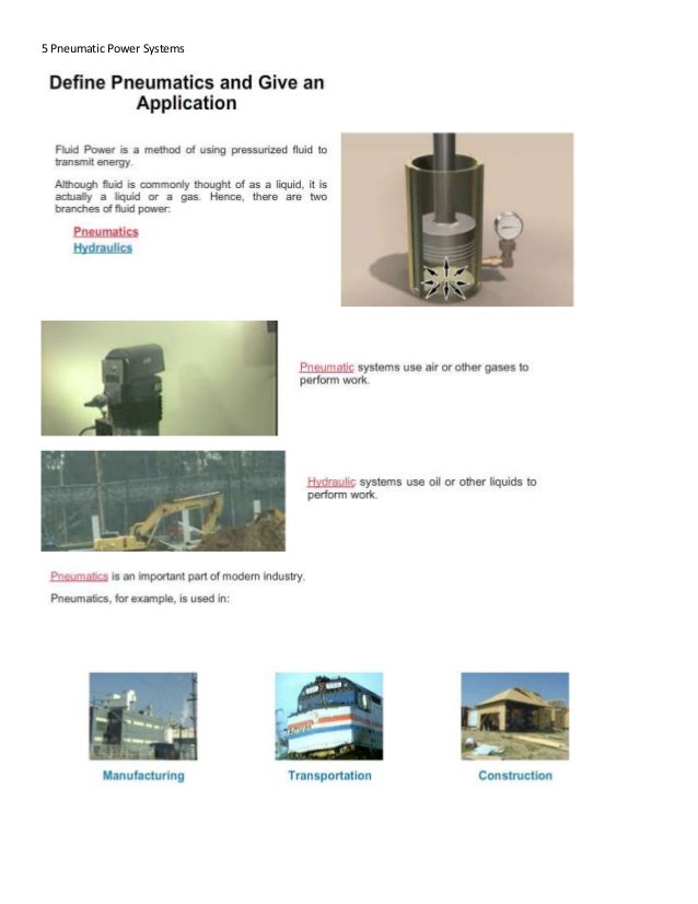Pneumatic Power Systems Outline