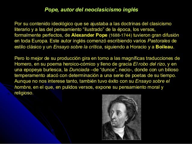 Poemas De Neoclasicismo Con Autor