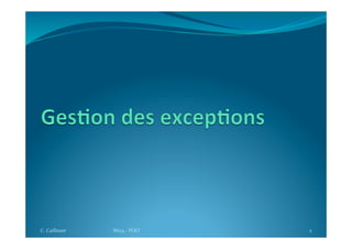 C. Caillouet M213 - POO 2
 