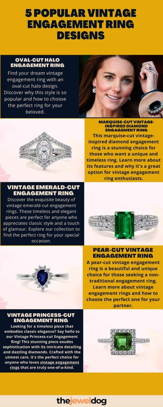 The Most 5 Unique Vintage Engagement Rings