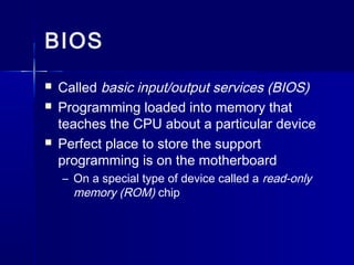5 post , bios , cmos | PPT | Operating Systems | Computer Software and ...