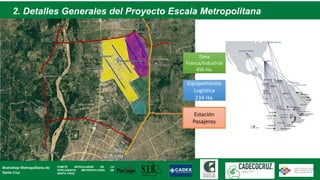 3. Detalles Generales del Proyecto (Escala Metropolitana)
COMITÉ ARTICULADOR DE LA
INTELIGENCIA METROPOLITANA DE
SANTA CRU...
