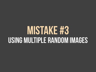 5 Presentation Design Mistakes to Avoid
