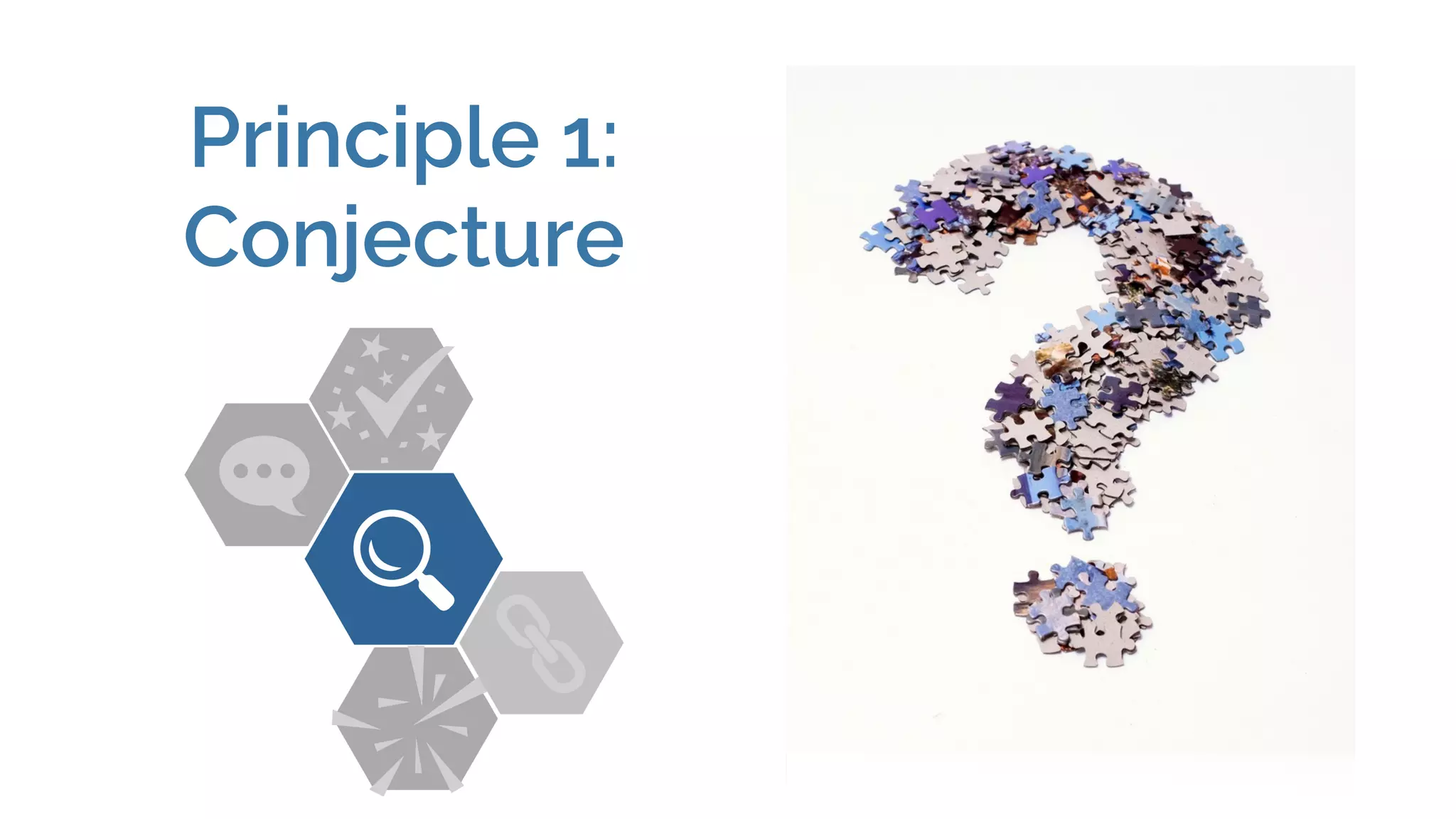 Principle 1:
Conjecture
 