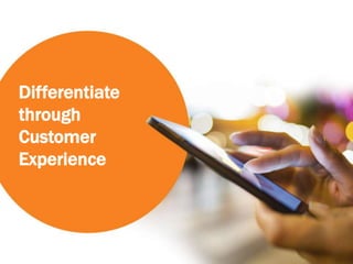 00
Differentiate
through
Customer
Experience
 