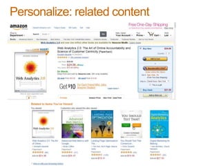 Personalize: related content
 