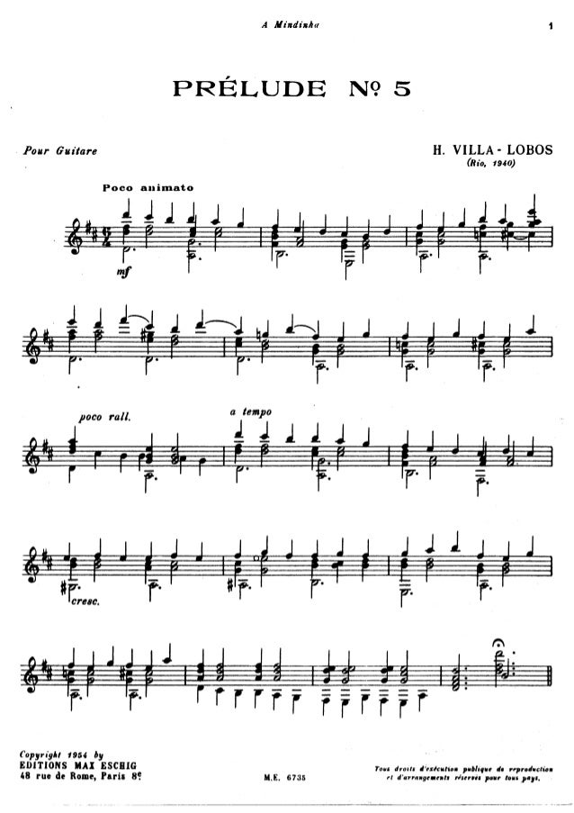 Villa lobos etudes 1928 manuscript
