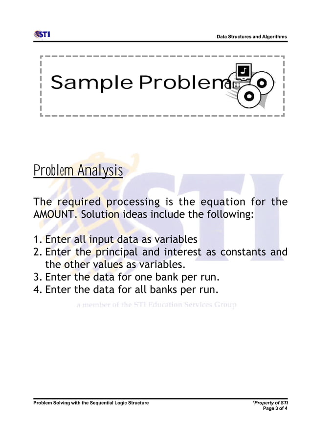 5 problem solving with the sequential logic structure | PDF