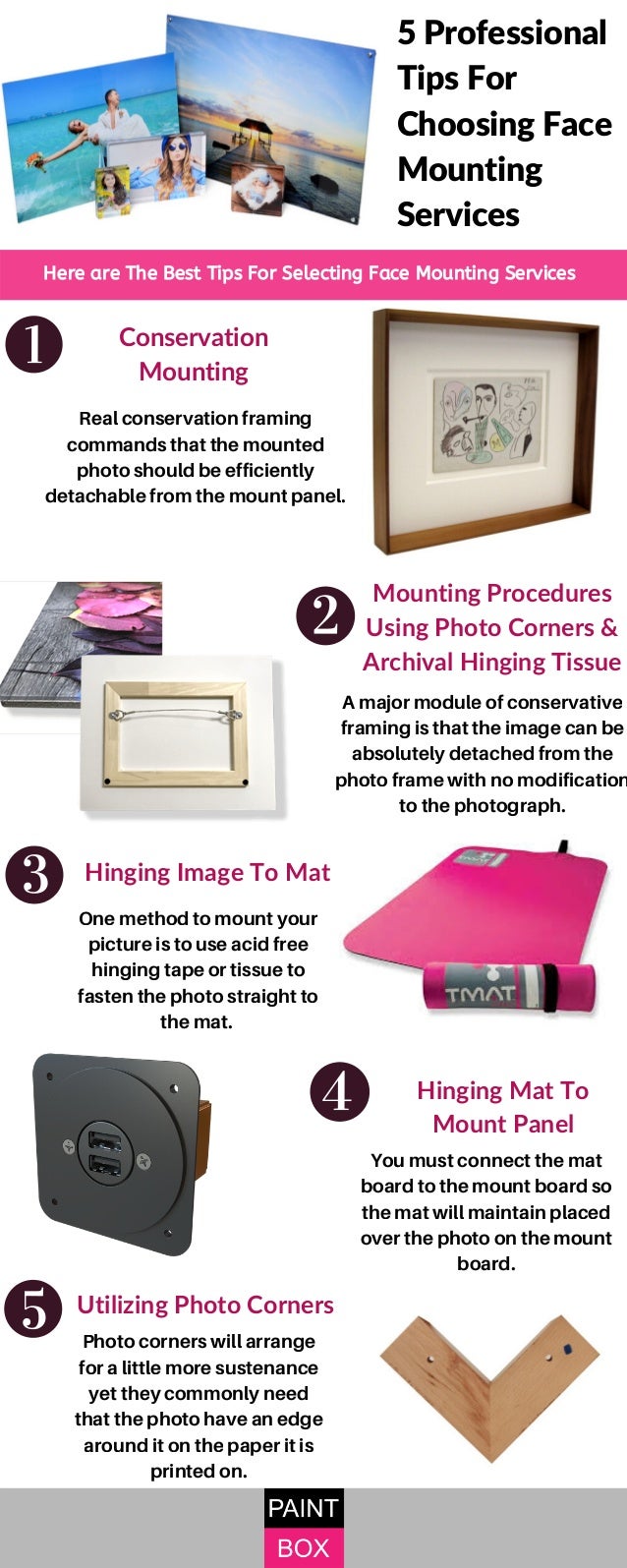 5 Professional Tips For Choosing Face Mounting Services