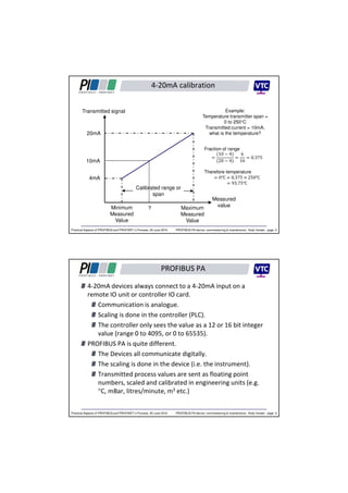 Profibus PA device commissioning and maintenance - Andy Verwer | PDF