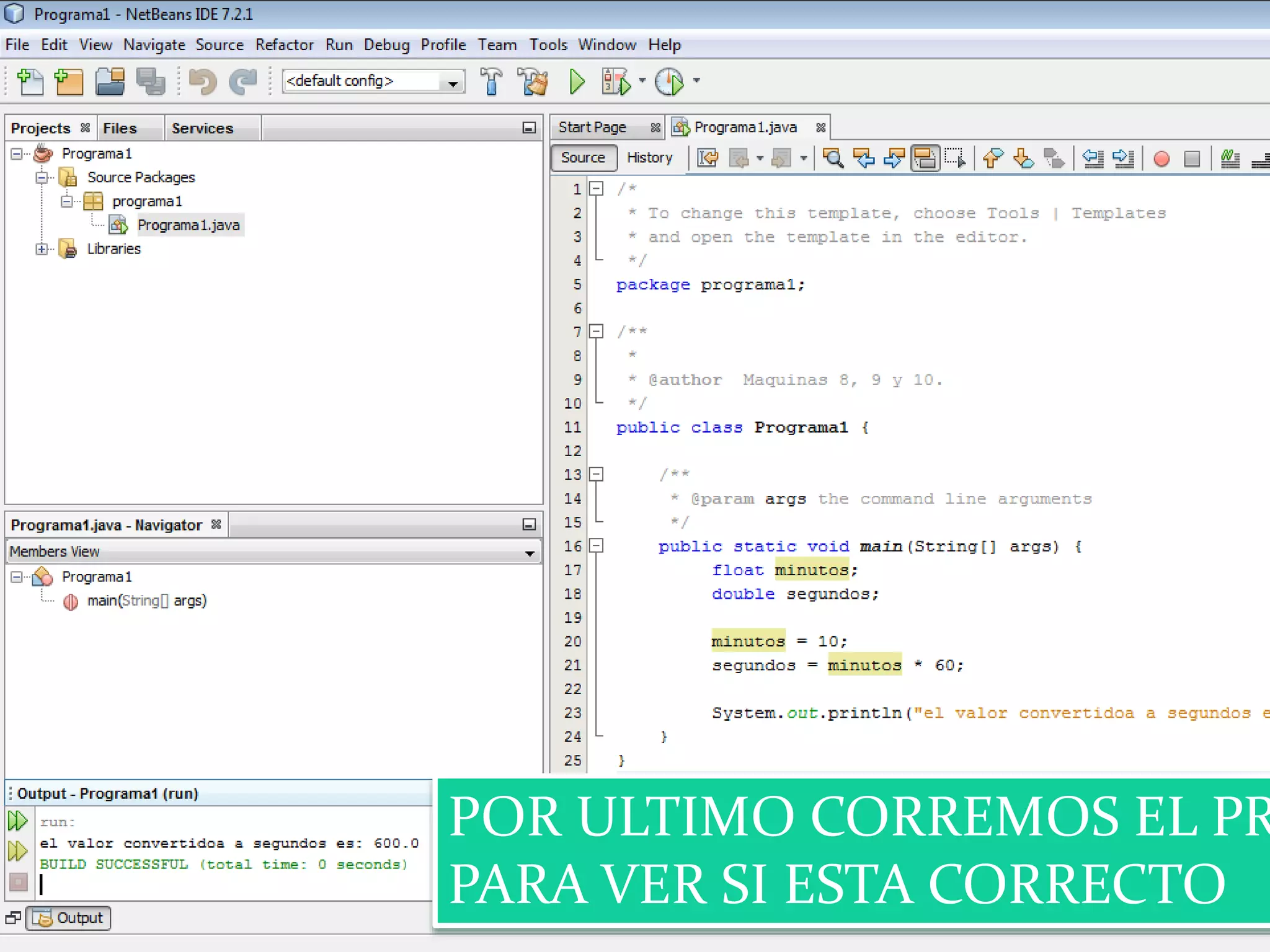 POR ULTIMO CORREMOS EL PR
PARA VER SI ESTA CORRECTO
 