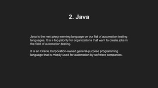 5 Programming Languages for Automation In 2022.pptx