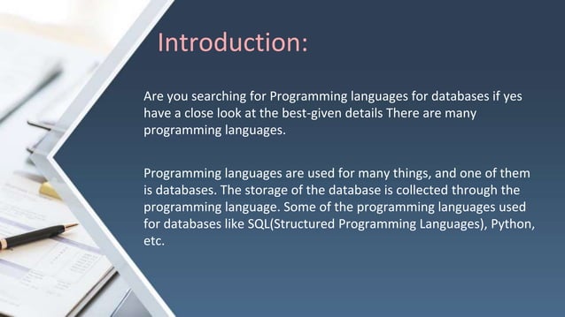 5 Programming Languages for Databases to Learn In 2023.pptx