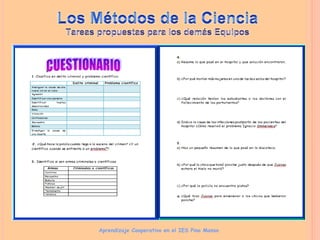 Aprendizaje Cooperativo en el IES Pino Manso
 