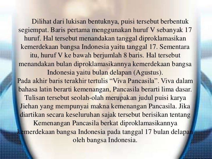 Teks Puisi Sajak 17 Agustus Karya Yudhistira Ardi Nugraha