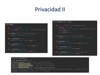 Privacidad II
 