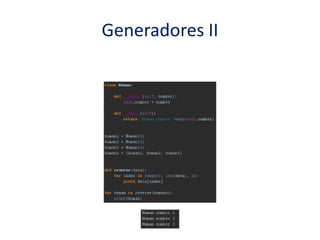Generadores II
 
