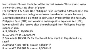 Philippines Math Answer Key 5_Q1-General-Mathematics.pptx for grade 11 | PPTX