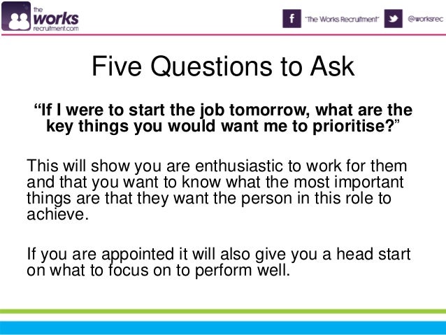5 questions to ask in an interview and 5 not to questions you should ask at an interview