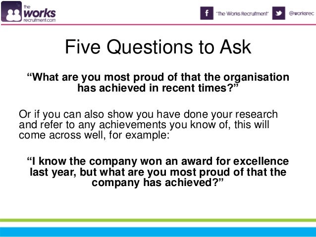 what to ask on an interview