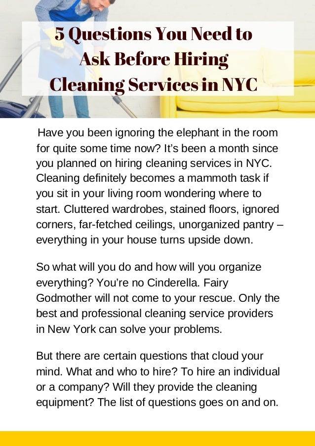 house cleaning equipment list