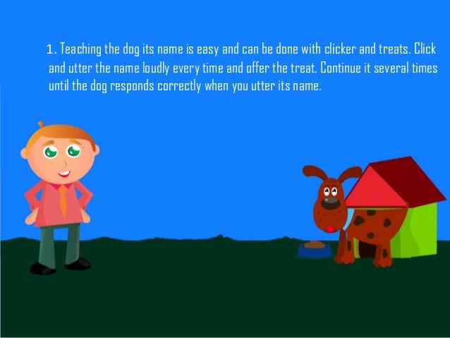 how to teach a dog its name without treats